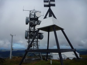 Close up of the trig and transmitter