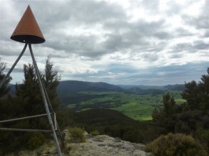 The views down the valley from the trig