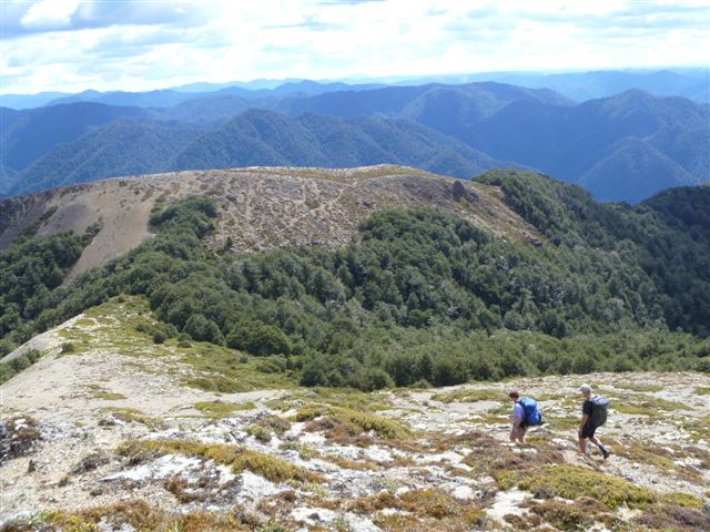 The open tops tramping in the Kaweka Ranges
