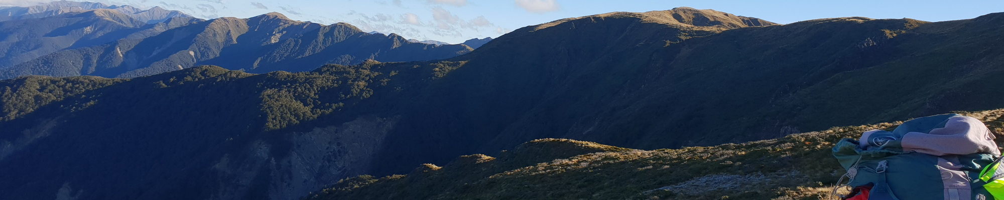 The Ruahine Range from Totara Spur