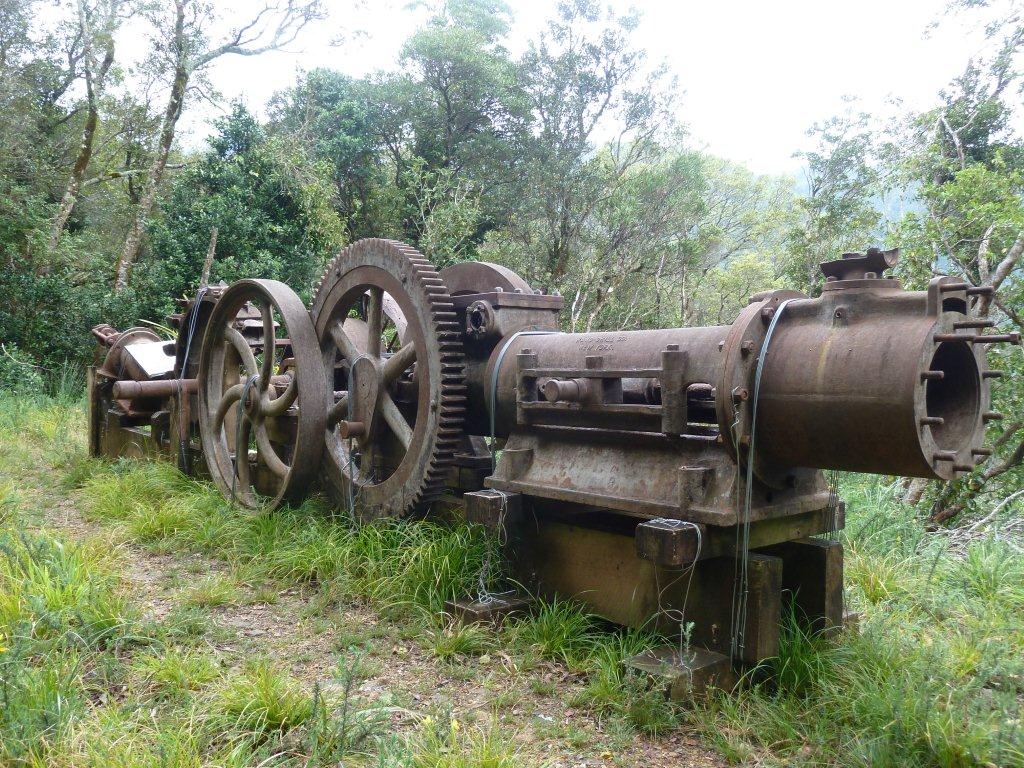 Some of the old engineering equipment left behind
