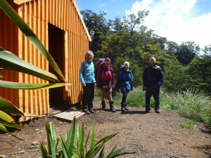 Back at Makahu Hut for a brew and lunch
