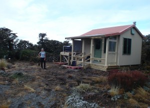 Julia Mackie and the new-look hut